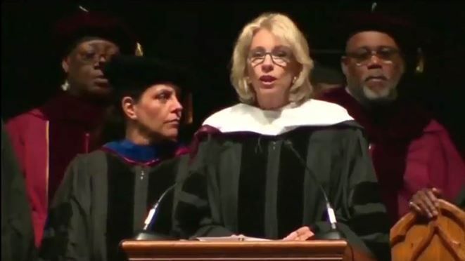 Astoundingly Rude Students Boo Secretary of Education